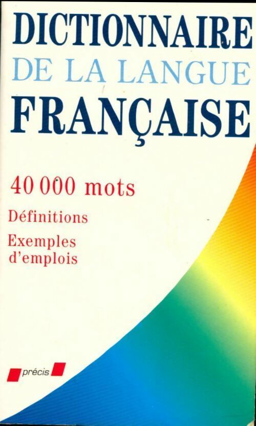Livrenpoche : Dictionnaire de la langue française - Dubois - Livre