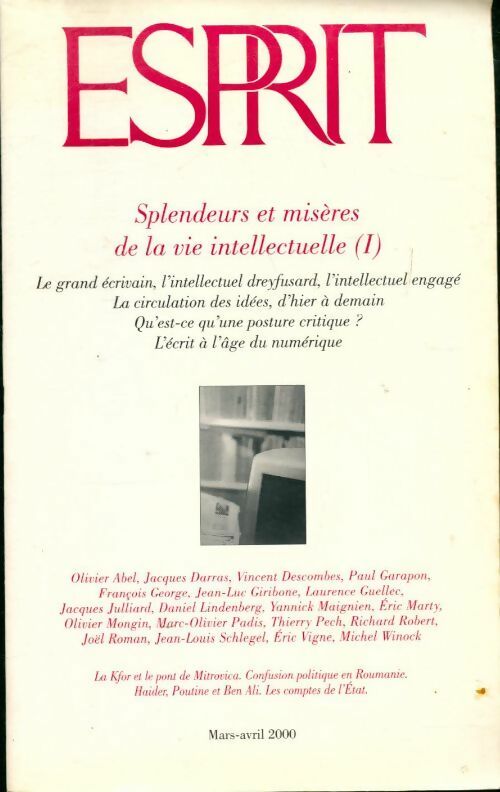 Livrenpoche : Esprit n°3 - Collectif - Livre
