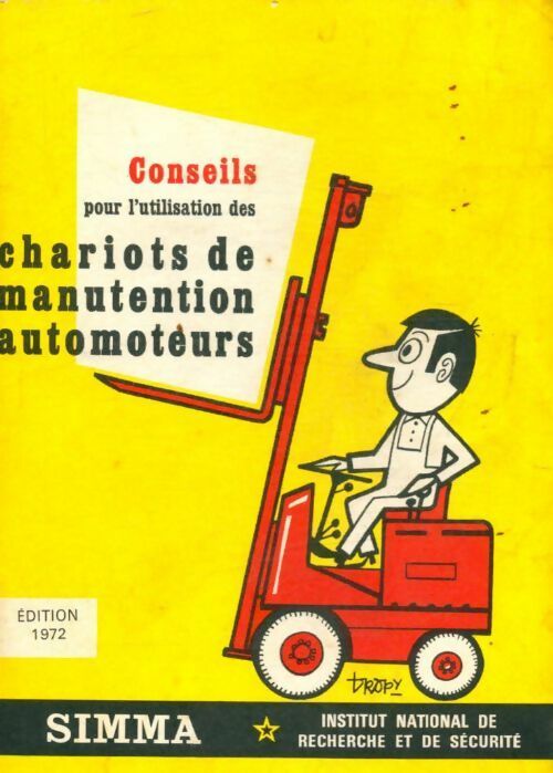 Livrenpoche : Conseils pour l'utilisation des chariots de manutention automoteurs - Collectif - Livre