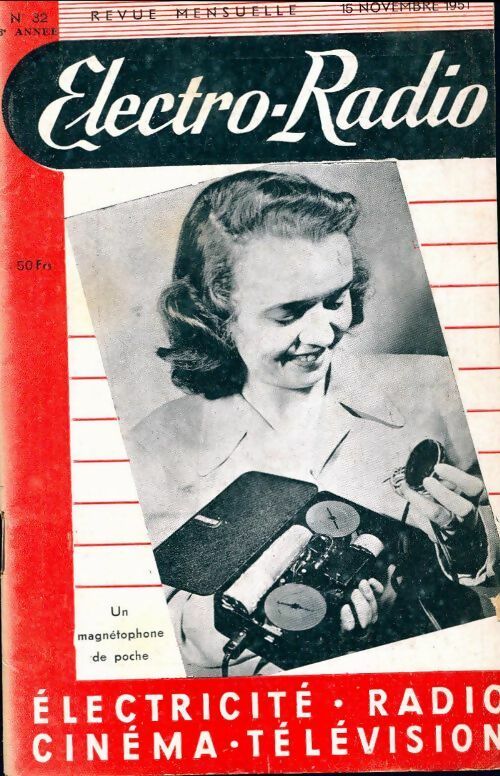 Livrenpoche : Electro-radio n°32 3e année - Collectif - Livre