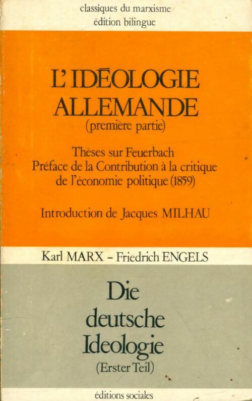 Livrenpoche : L'idéologie allemande Tome I - Collectif - Livre