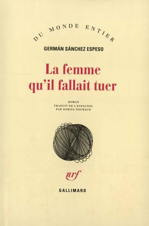 Livrenpoche : La femme qu'il fallait tuer - Germán Sánchez Espeso - Livre