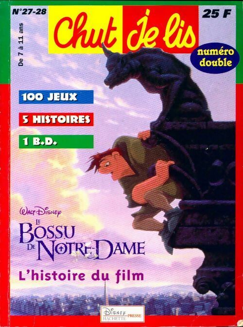 Livrenpoche : Chut, je lis n°27-28 : Le bossu de Notre-Dame - Collectif - Livre