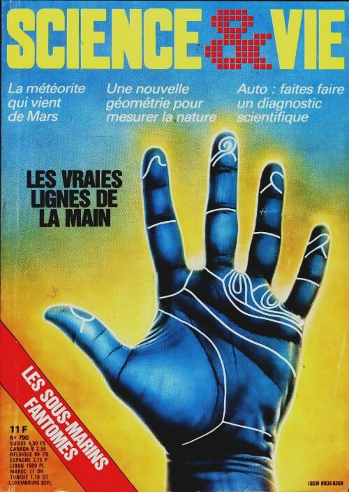 Livrenpoche : Science & vie n°790 : Les vraies lignes de la main - Collectif - Livre