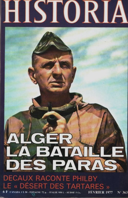 Livrenpoche : Historia n°363 : Alger, la bataille des paras - Collectif - Livre