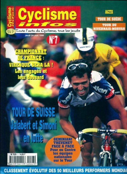 Livrenpoche : Cyclisme infos n°7 : Tour de Suisse - Collectif - Livre