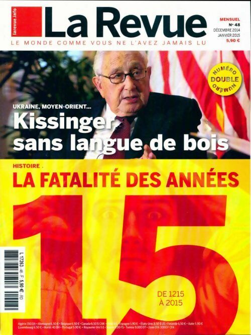 Livrenpoche : La revue n°48 : La fatalité des années 15 - Collectif - Livre
