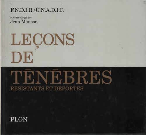 Livrenpoche : Leçons de ténèbres - Collectif - Livre