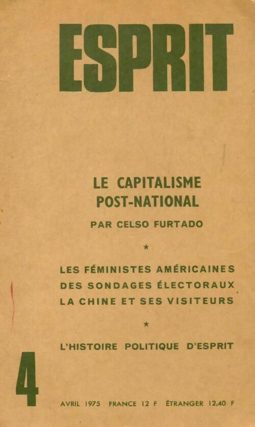 Livrenpoche : Esprit n°445 - Collectif - Livre