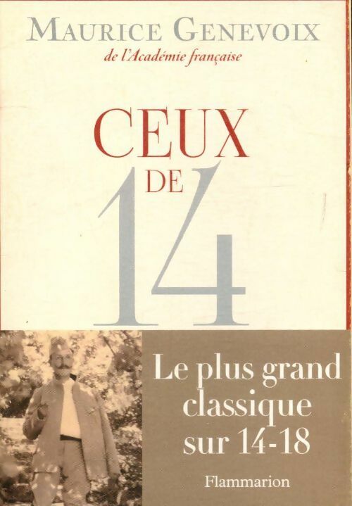 Livrenpoche : Ceux de 14 - Maurice Genevoix - Livre