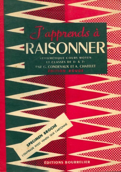 Livrenpoche : J'apprends à raisonner. Arithmétique CM - Collectif - Livre