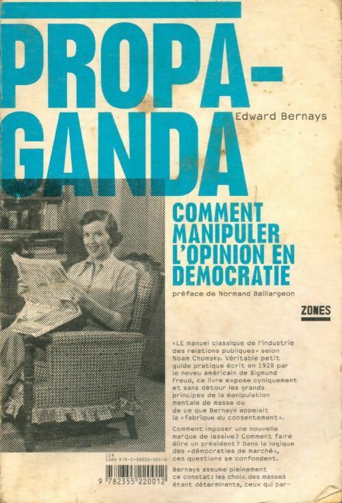 Livrenpoche : Propaganda - Edward Bernays - Livre