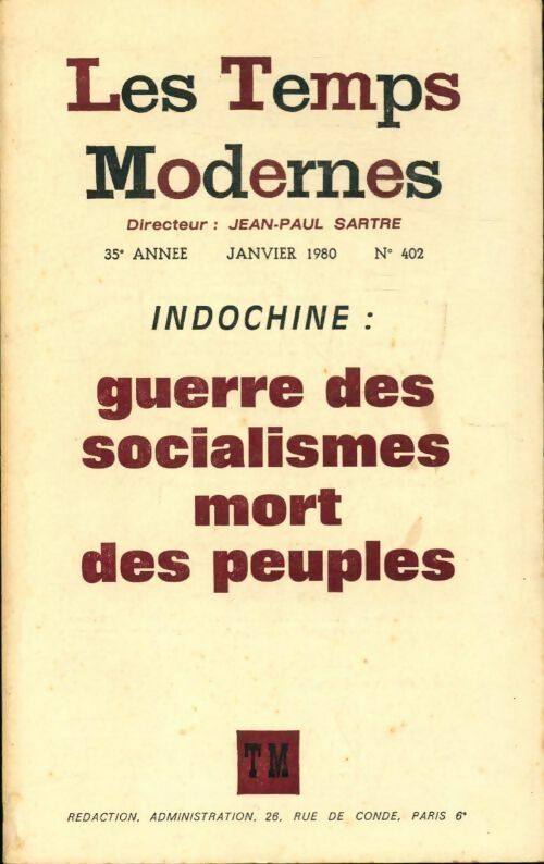 Livrenpoche : Les temps modernes n°402 - Collectif - Livre