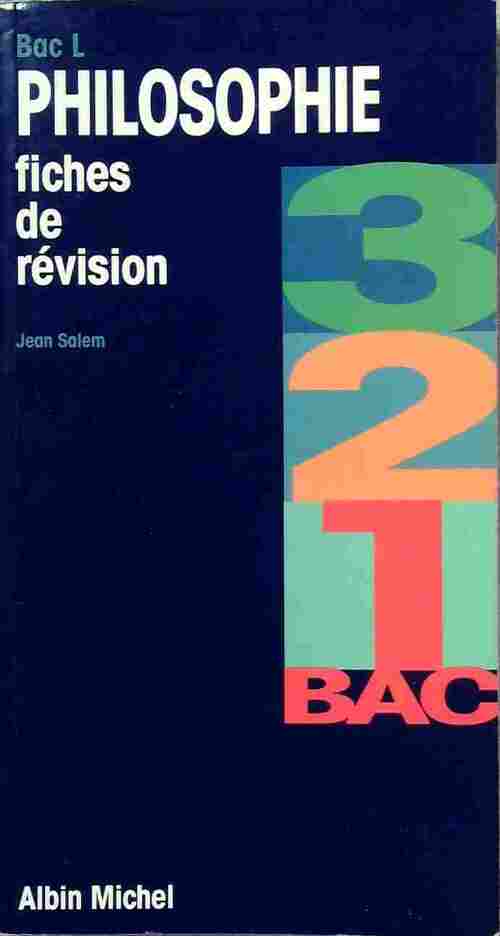 Livrenpoche : Philosophie Bac L .Fiches de révision - Jean Salem - Livre