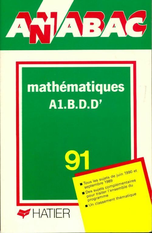 Livrenpoche : Mathématiques A1, B, D, D' - Collectif - Livre