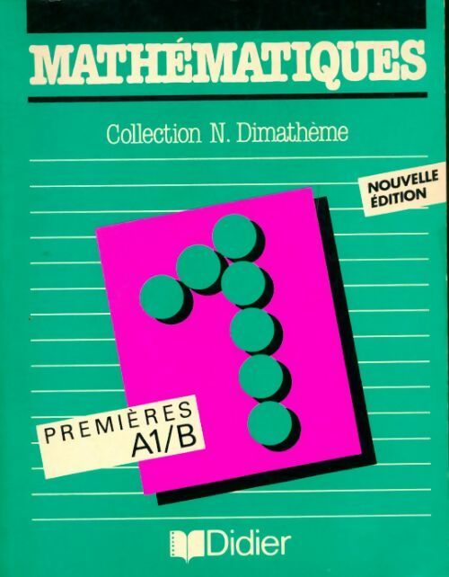Livrenpoche : Mathématiques-informatique : 1ère L - René Merckhoffer - Livre
