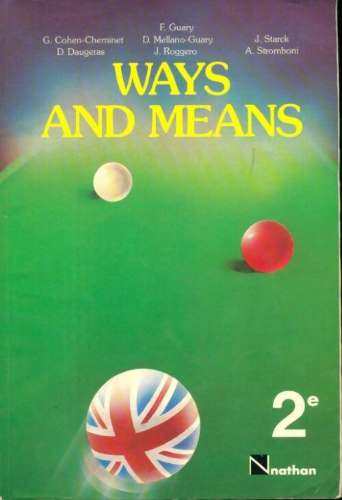 Livrenpoche : Ways and means Seconde - Collectif - Livre