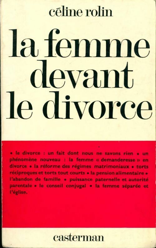 Livrenpoche : La femme devant le divorce - Céline Rolin - Livre