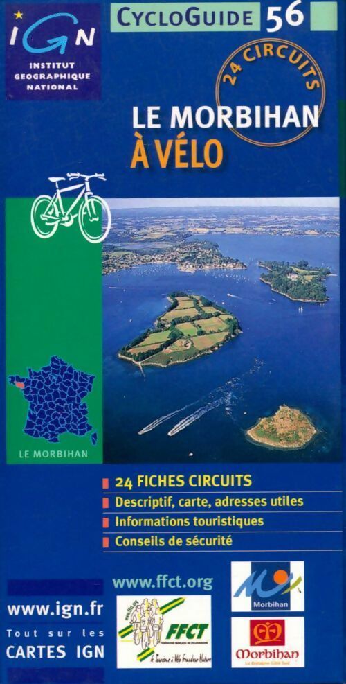 Livrenpoche : Le Morbihan à vélo. 24 circuits - Collectif - Livre