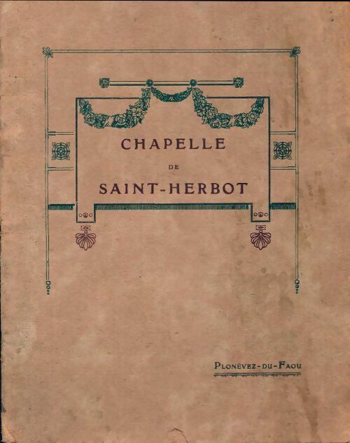 Livrenpoche : Chapelle de Saint-Herbot - Inconnu - Livre