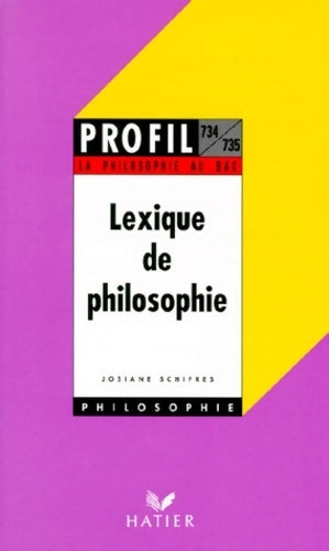 Livrenpoche : Lexique de philosophie - Collectif - Livre