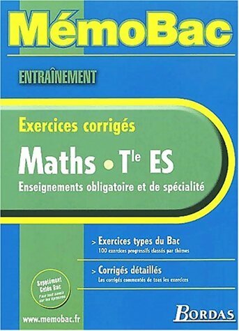 Livrenpoche : Maths Terminales ES - Gabriel Boissière - Livre