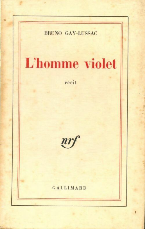 Livrenpoche : L'homme violet - Bruno Gay-Lussac - Livre