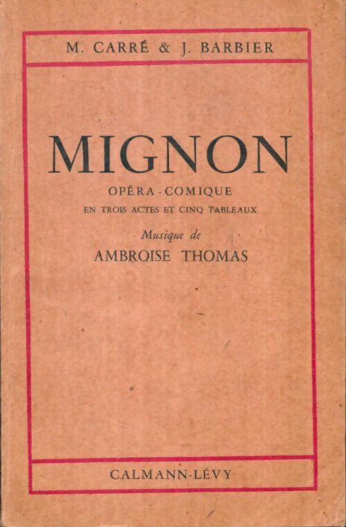 Livrenpoche : Mignon - Michel Carré, Jules Barbier - Livre