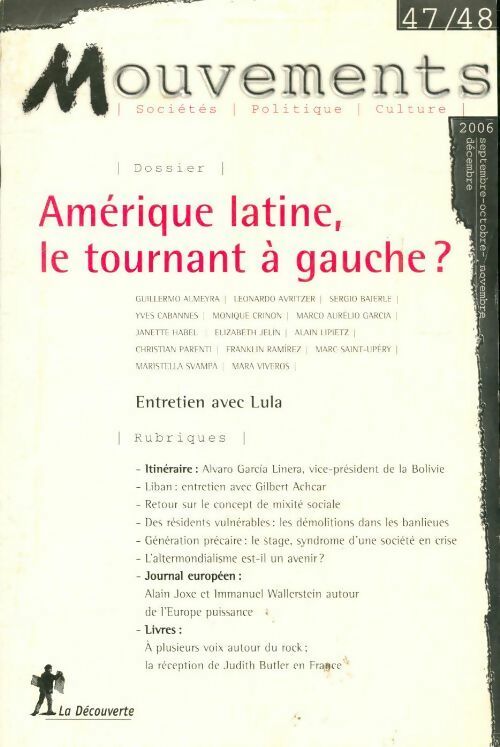 Livrenpoche : Mouvements n°47/48 : Amérique latine, le tournant à gauche - Collectif - Livre