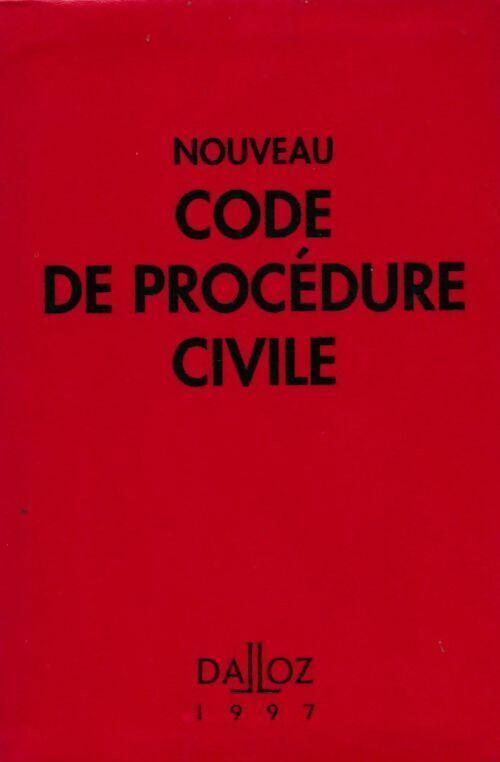 Livrenpoche : Nouveau code de procédure civile 1997 - Collectif - Livre