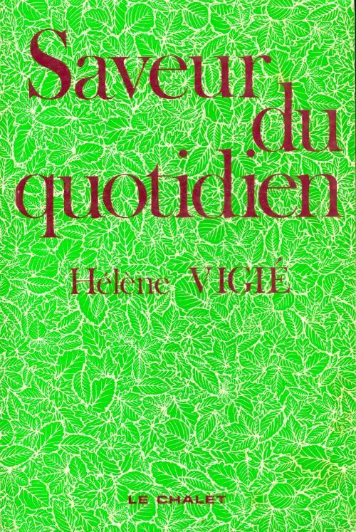 Livrenpoche : Saveur du quotidien - Hélène Vigié - Livre