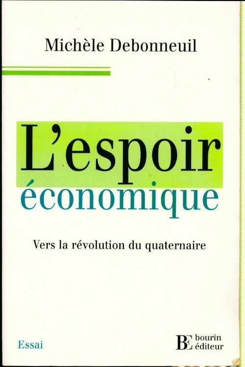 Livrenpoche : L'espoir économique - Michèle Debonneuil - Livre