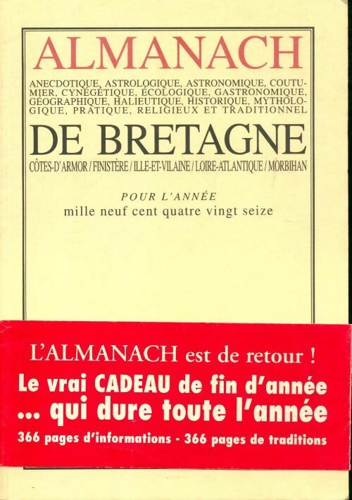 Livrenpoche : Almanach de Bretagne 1996 - Collectif - Livre