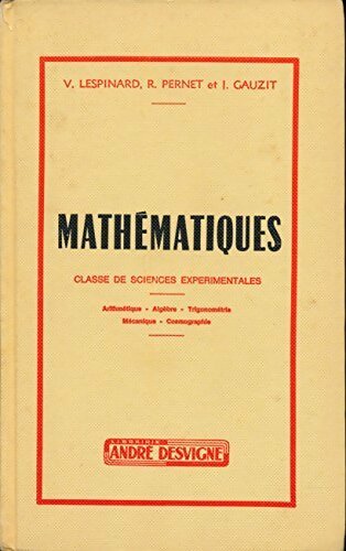 Livrenpoche : Mathématiques classe de sciences expérimentales - Collectif - Livre