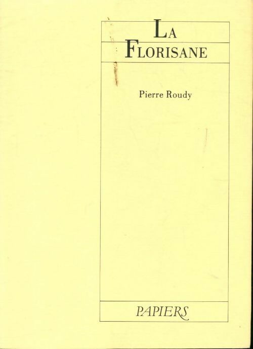 Livrenpoche : La Florisane - Pierre Roudy - Livre