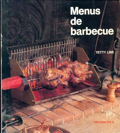 Livrenpoche : Menus de barbecue - Yetty Line - Livre