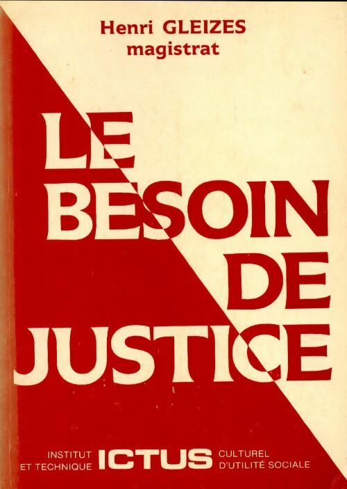 Livrenpoche : Le besson de justice - Henri Gleizes - Livre
