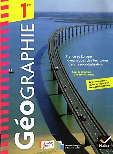 Livrenpoche : Géographie 1ère - Annette Ciattoni - Livre