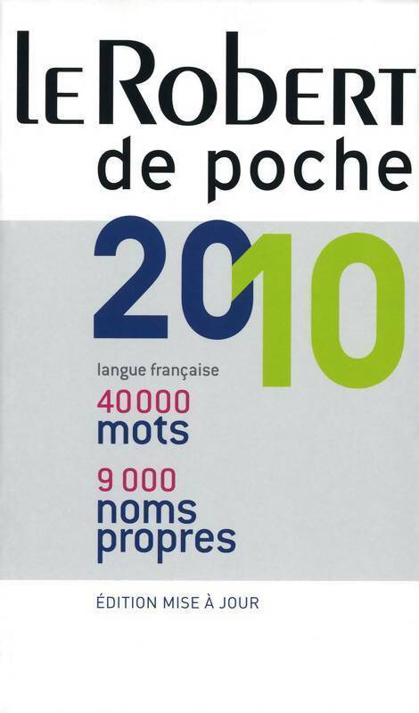 Livrenpoche : Le robert de poche 2010 - Collectif - Livre