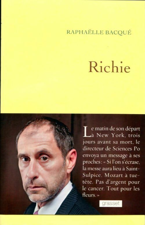 Livrenpoche : Richie - Raphaëlle Bacqué - Livre