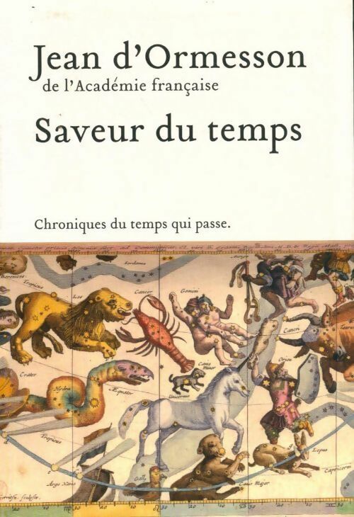 Livrenpoche : Saveur du temps - Jean D'Ormesson - Livre