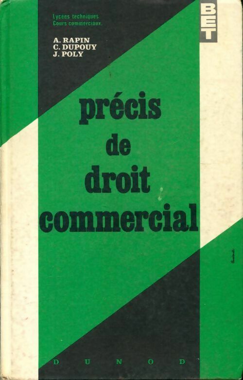 Livrenpoche : Précis de droit commercial Première E - Collectif - Livre