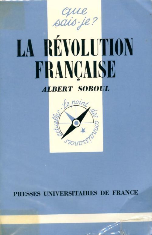 La Révolution française - Albert Soboul - Livre