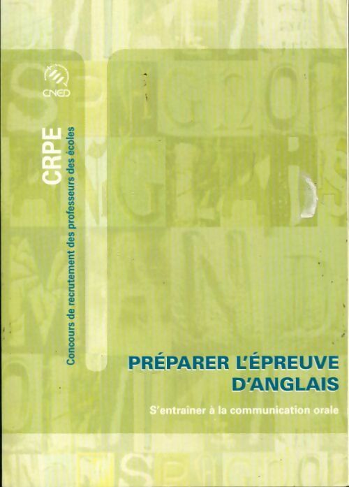 Livrenpoche : Préparer l'épreuve d'anglais - Collectif - Livre
