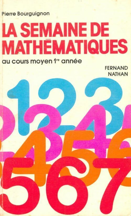Livrenpoche : La semaine de mathématiques au cours moyen 1ère année - Collectif - Livre
