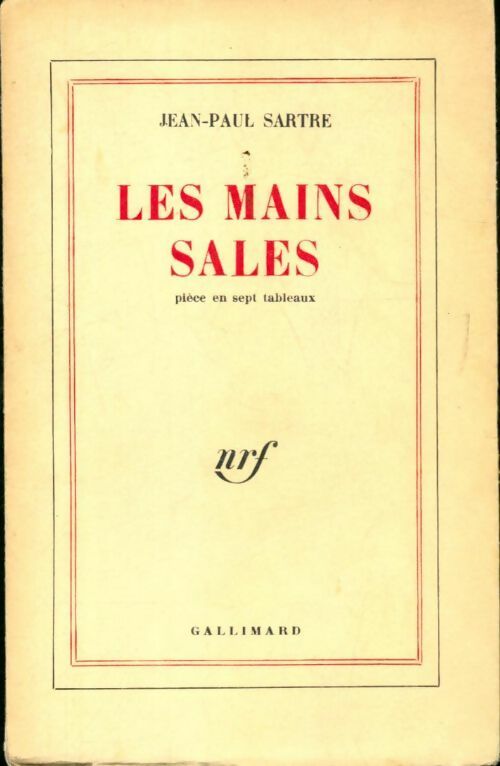 Livrenpoche : Les mains sales - Jean-Paul Sartre - Livre