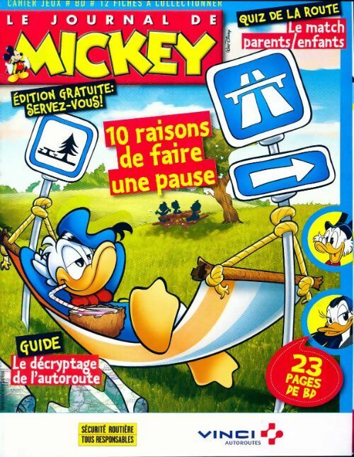 Livrenpoche : Le journal de Mickey : 10 raisons de faire une pause - Collectif - Livre