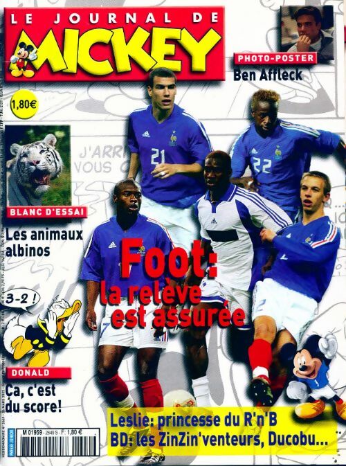 Livrenpoche : Le journal de Mickey n°2649 : Foot, la relève est assurée - Collectif - Livre