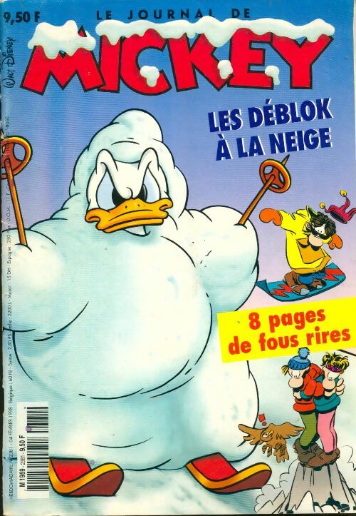 Livrenpoche : Le journal de Mickey n°2381 : Les Déblok à la neige - Collectif - Livre