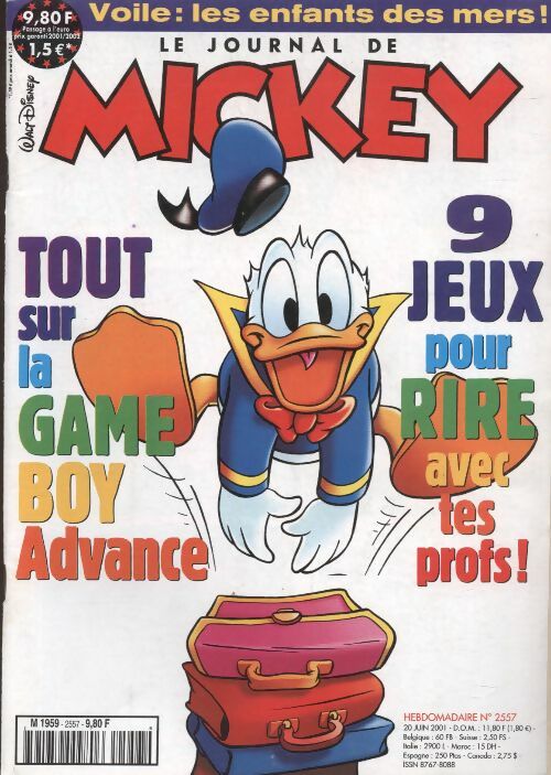 Livrenpoche : Le journal de Mickey n°2557 : tout sur la Game Boy Advance - Collectif - Livre